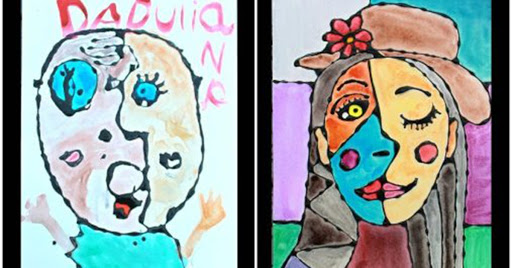 Picasso-Inspired Cubism for Kids | Tiger and Tim activities for kids