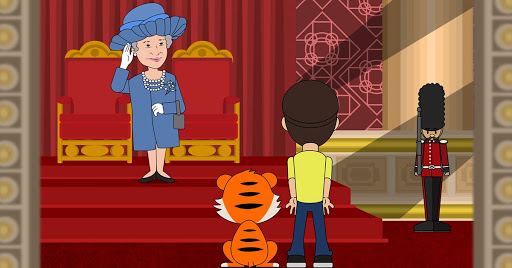 Queen Elizabeth With Tiger and Tim | Tiger and Tim Fun Faqs
