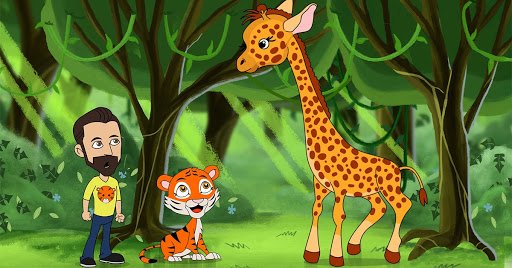 Tiger and Tim ang Giraffe | Tiger and Tim Animals