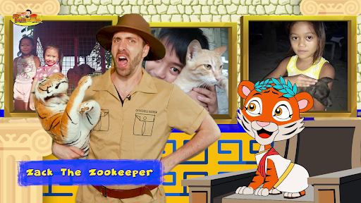 Zack the zookeeper and Tiger